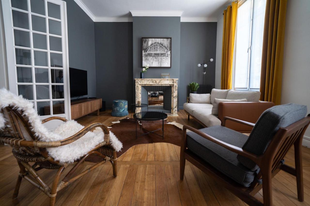 Centre Ville - Appartement 3 Chambres & Terrasse - La Cle Des Sacres ランス エクステリア 写真